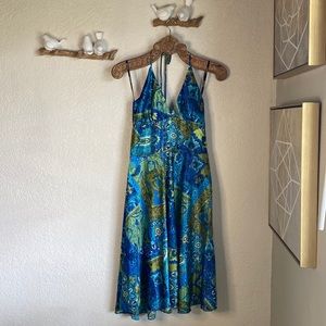 ALYN PAIGE New York Halter Dress Size 5/6 made of Poly Material waist 28 in.